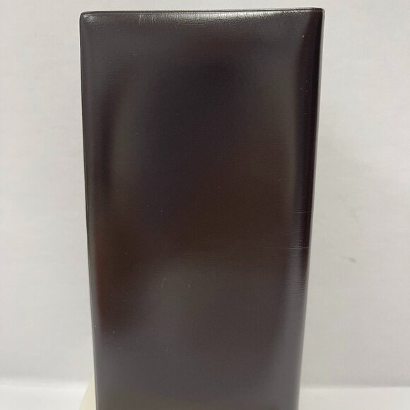 Loewe Men's Dark Brown Nappy Lambskin Long Bifold Wallet - Preowned - Picture 2 of 12